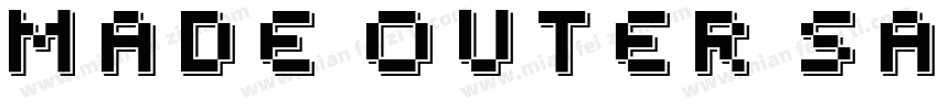 MADE OUTER SAN字体转换